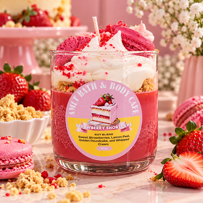 Strawberry Shortcake Candle