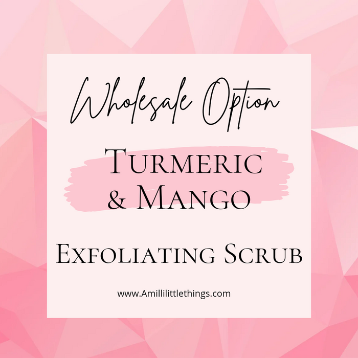 Wholesale Turmeric & Mango  Exfoliating Scrub