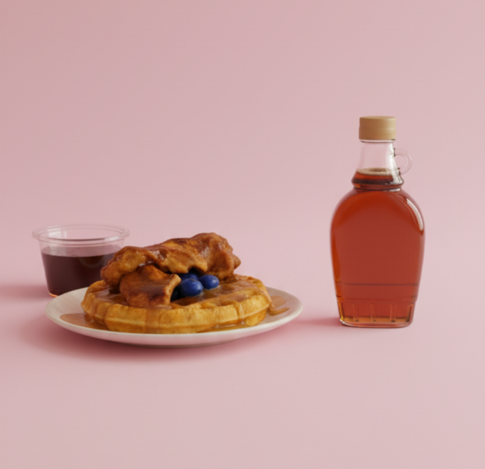 Chicken & Berry Waffles