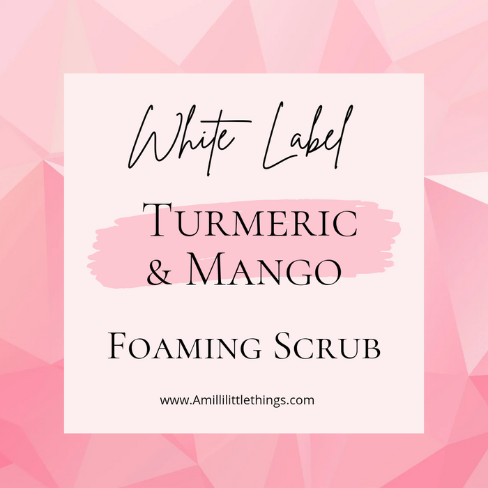 Foaming Turmeric & Mango Scrub (White Label)