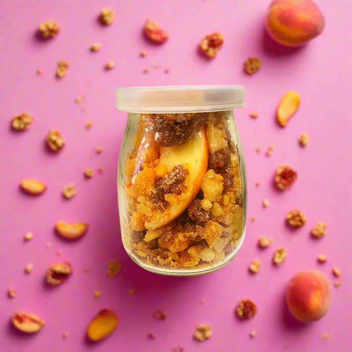 Peaches & Cream Granola Melts