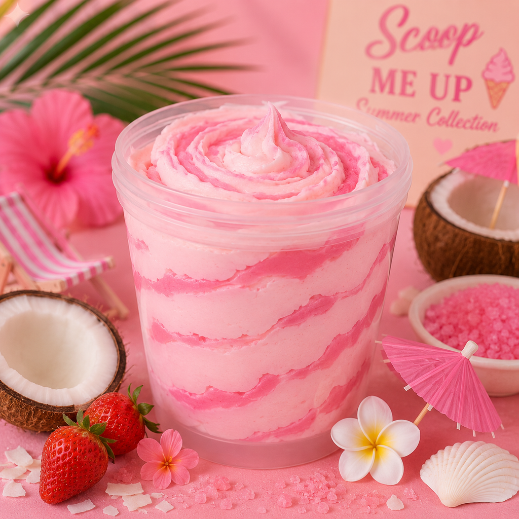 Pink Island Cream Soap-Cream