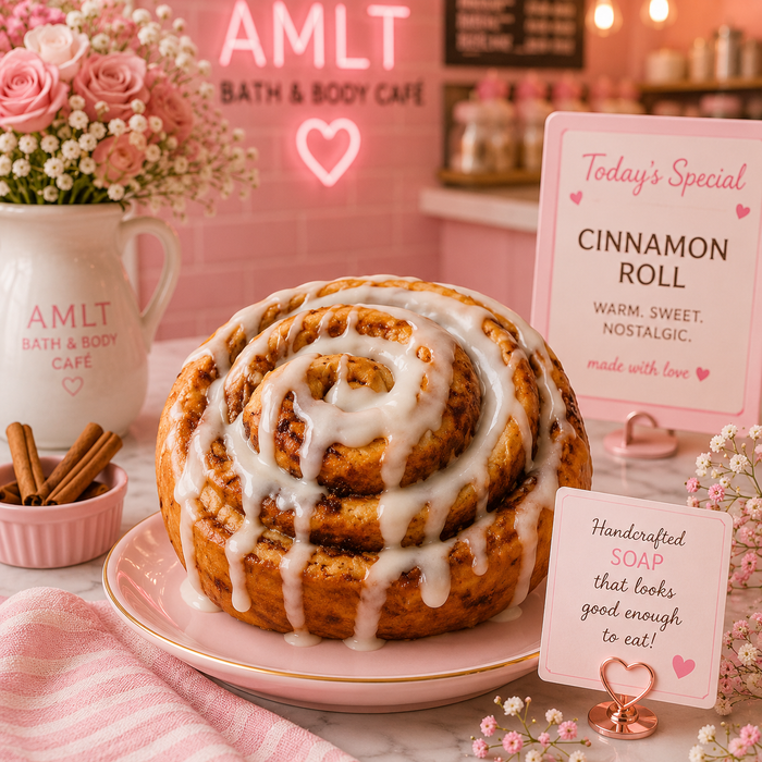 Jumbo Glazed Cinnamon Roll Soap Treat