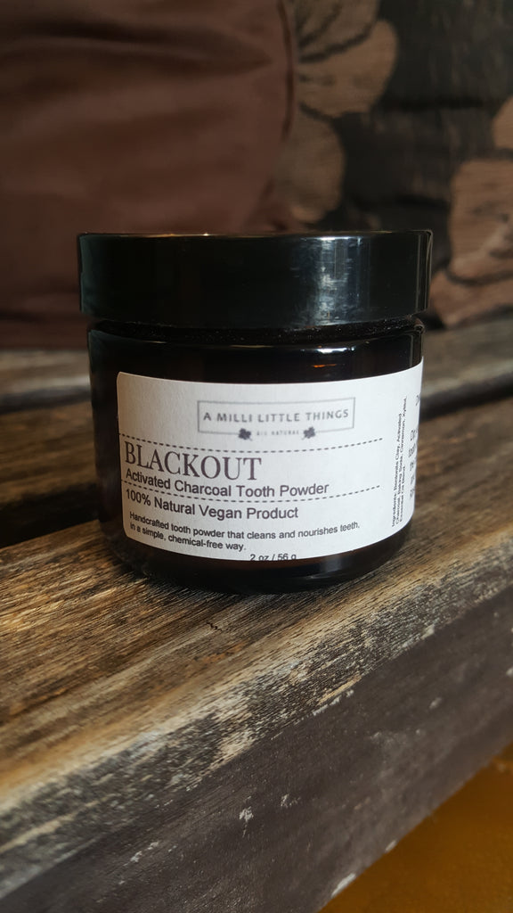 Blackout Activated Charcoal Tooth Powder