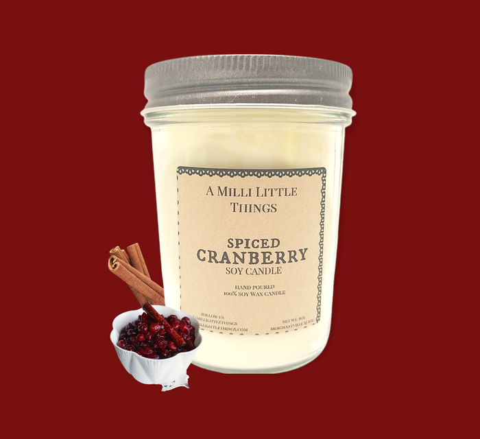 Spiced Cranberry  Soy Candle